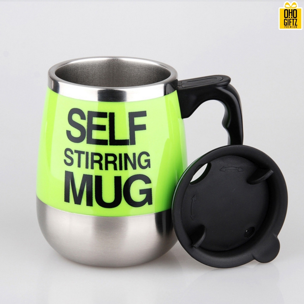 Auto Stirring Mug แก้วชงอัตโนมัติ 450 ml. สกรีนชื่อ,โลโก้ได้