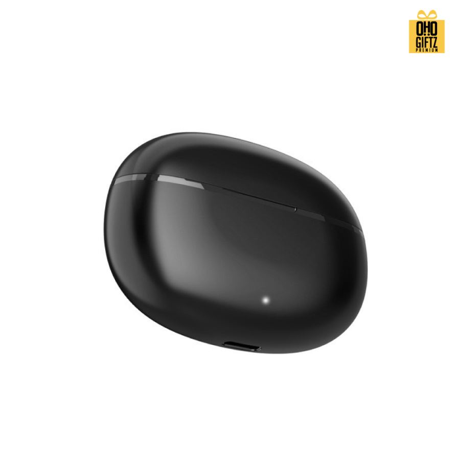 หูฟังบลูทูธไร้สายพร้อมกล่องชาร์จ สกรีนชื่อ สกรีนโลโก้ ทำเป็นของพรีเมี่ยมได้ 