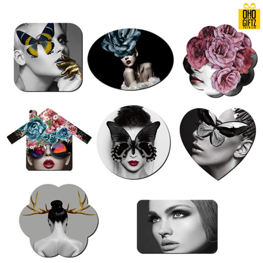 ที่ติดตู้เย็น MDF สกรีนโลโก้ ทำเป็นของพรีเมี่ยม ของชำร่วยได้