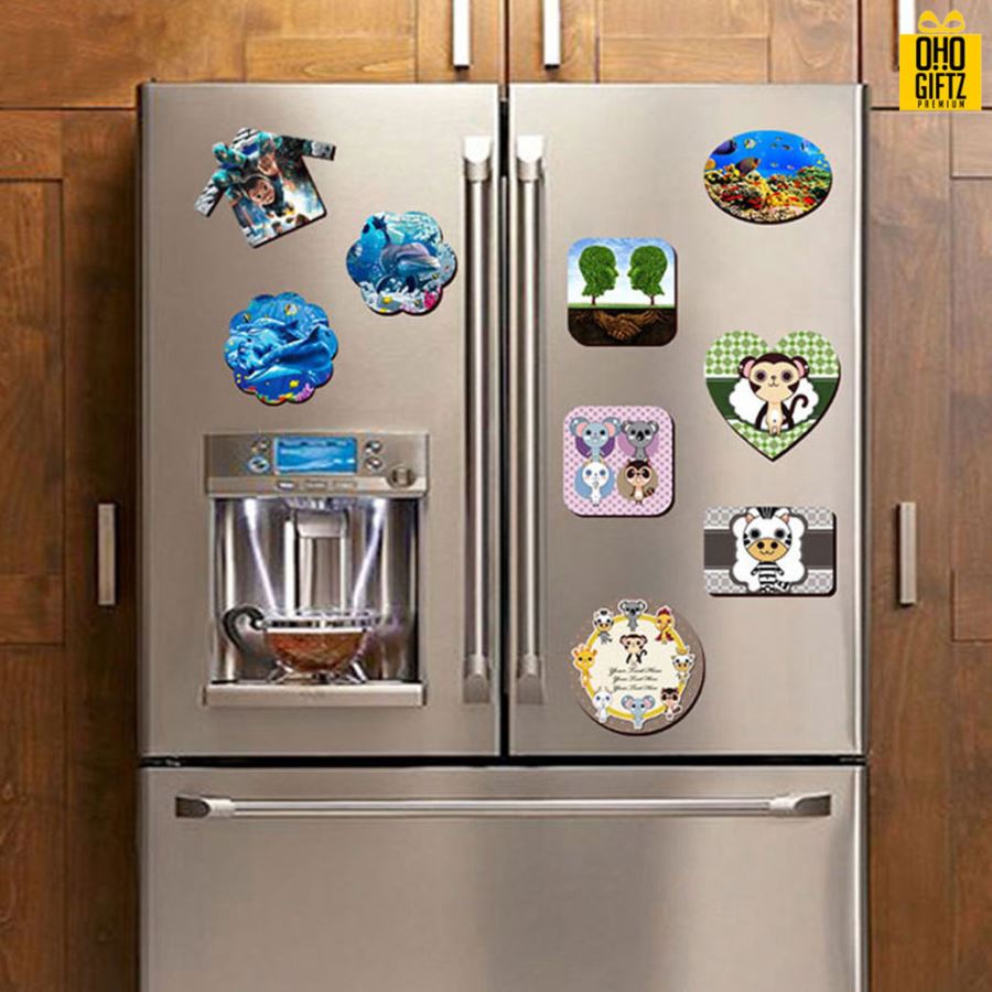 ที่ติดตู้เย็น MDF สกรีนโลโก้ ทำเป็นของพรีเมี่ยม ของชำร่วยได้