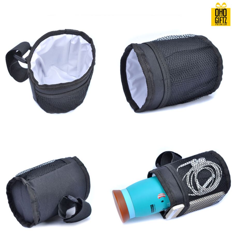 กระเป๋าใส่กระบอกน้ำอเนกประสงค์ สกรีนโลโก้ ทำเป็นของพรีเมี่ยม ของชำร่วยได้