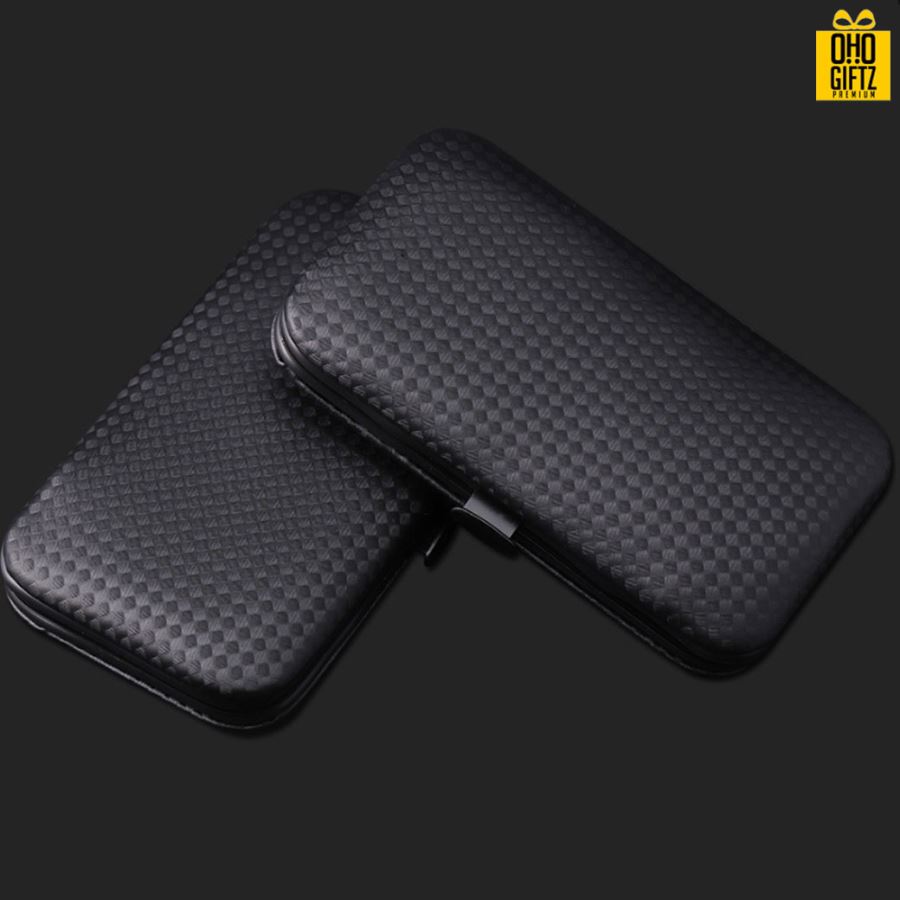 ชุดที่ตัดเล็บสีดำ7ชิ้น สกรีนชื่อร้าน ทำเป็นของพรีเมี่ยมได้