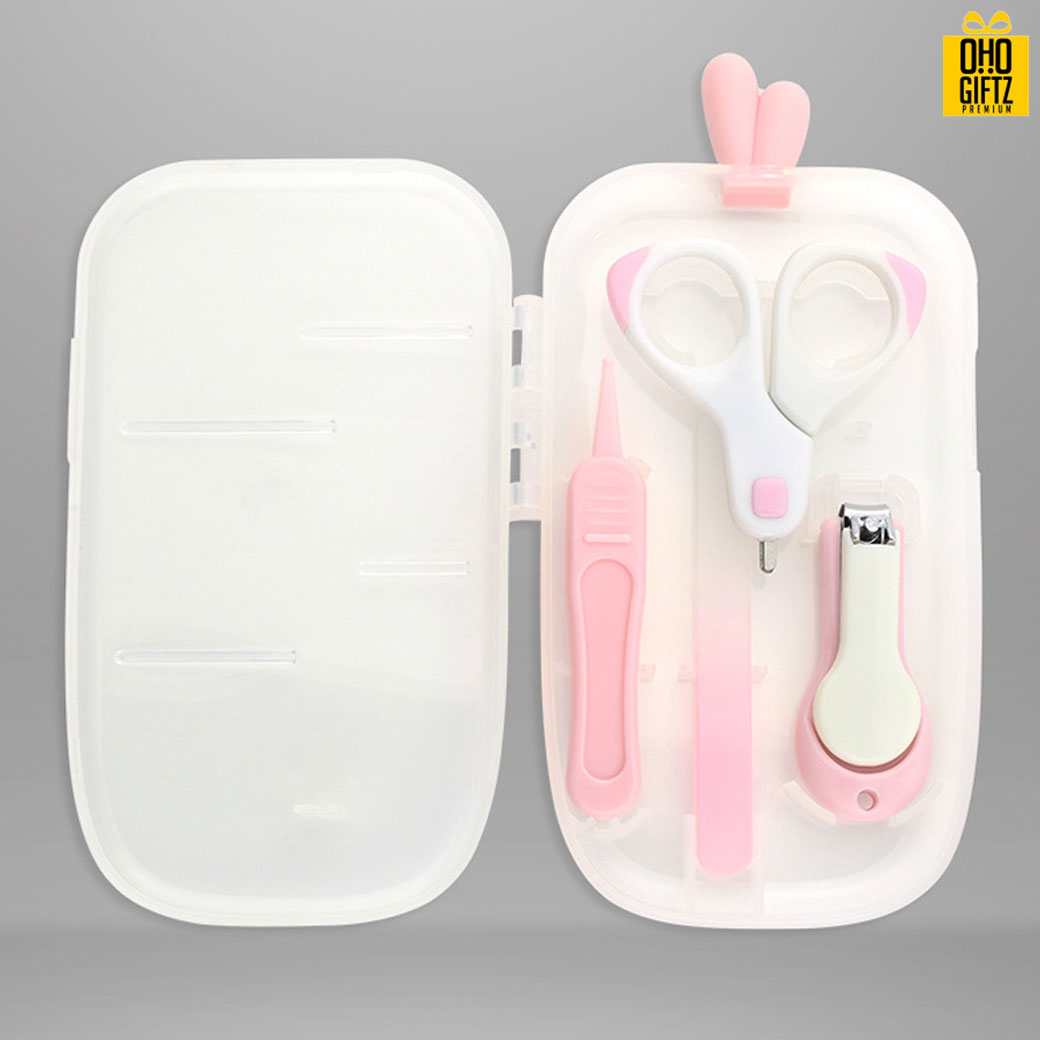 ชุดที่ตัดเล็บเด็กกล่องรูปแครอท สกรีนโลโก้ สกรีนชื่อร้าน ทำเป็นของพรีเมี่ยมได้