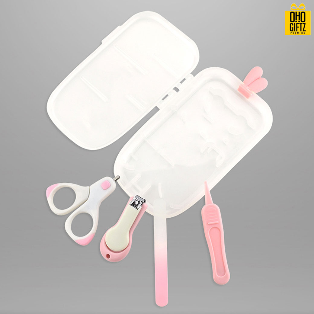 ชุดที่ตัดเล็บเด็กกล่องรูปแครอท สกรีนโลโก้ สกรีนชื่อร้าน ทำเป็นของพรีเมี่ยมได้