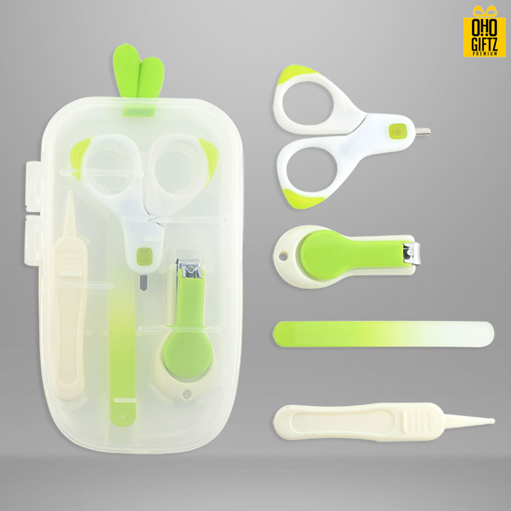 ชุดที่ตัดเล็บเด็กกล่องรูปแครอท สกรีนโลโก้ สกรีนชื่อร้าน ทำเป็นของพรีเมี่ยมได้