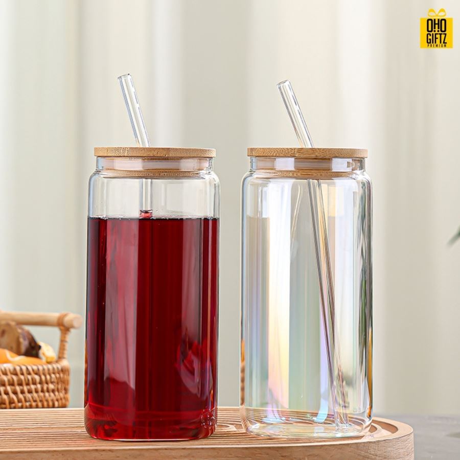 แก้วฝาไม้พร้อมหลอด สกรีนชื่อ สกรีนโลโก้ ทำเป็นของพรีเมี่ยมได้