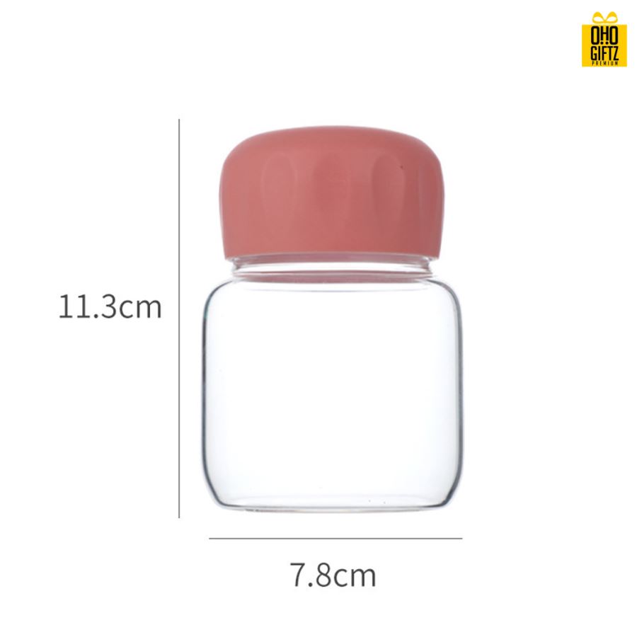 ขวดแก้วMini สกรีนชื่อ เลเซอร์โลโก้ฟรี  ทำเป็นของพรีเมี่ยมได้