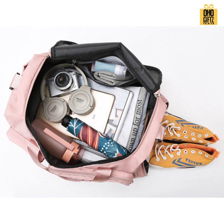 กระเป๋าเดินทาง ไปฟิตเนส กันน้ำ สกรีนโลโก้ ทำเป็นของพรีเมี่ยมได้