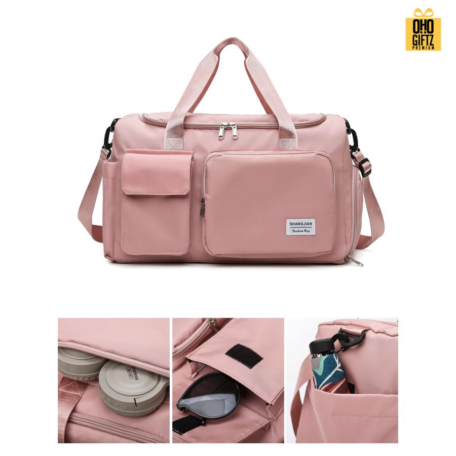 กระเป๋าเดินทาง ไปฟิตเนส กันน้ำ สกรีนโลโก้ ทำเป็นของพรีเมี่ยมได้