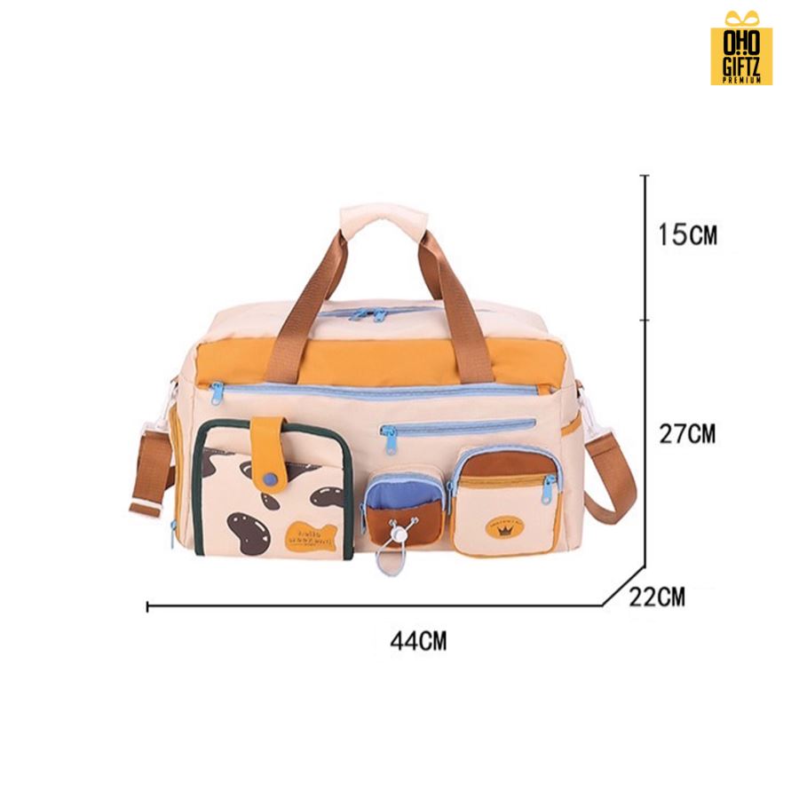 กระเป๋าใส่เสื้อผ้าเดินทาง ฟิตเนส สกรีนโลโก้ ทำเป็นของพรีเมี่ยมได้