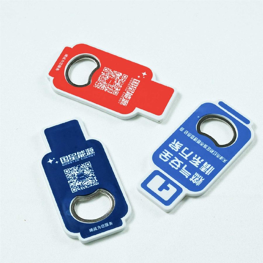 ที่เปิดขวดแม่เหล็กติดตู้เย็น ทรงถังแก๊ส สกรีนโลโก้ ทำเป็นของพรีเมี่ยมได้