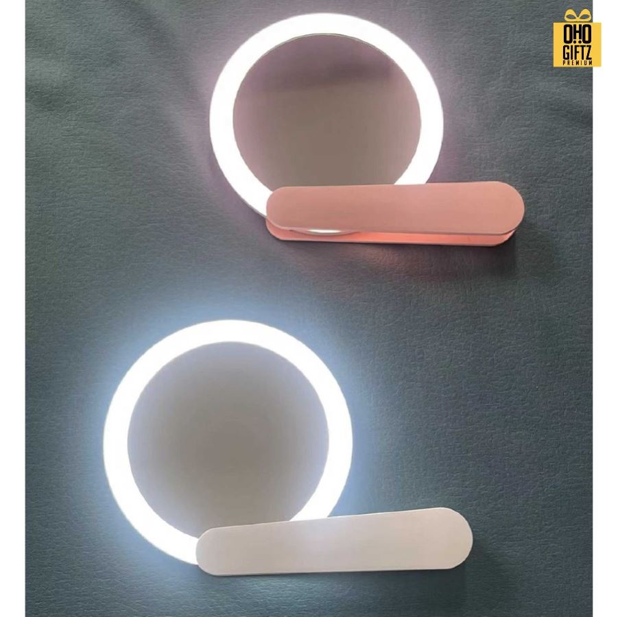 กระจกแต่งหน้า LED สกรีนชื่อ สกรีนโลโก้ ทำเป็นของพรีเมี่ยมได้