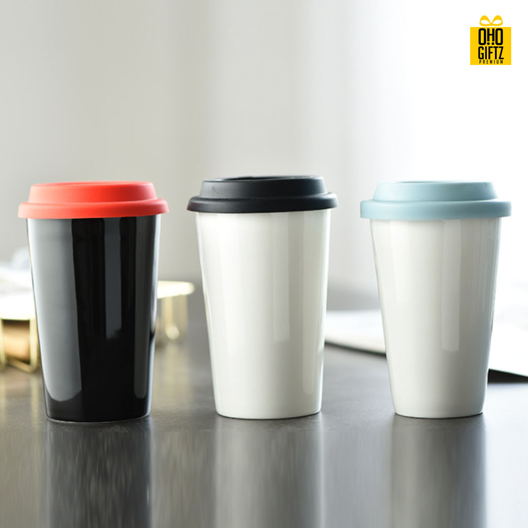 แก้วเซรามิก สกรีนชื่อ สกรีนโลโก้  ทำเป็นของพรีเมี่ยมได้