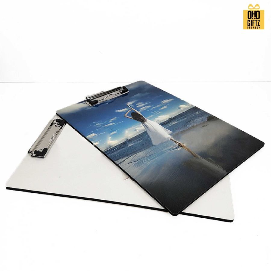 กระดานคลิปหนีบ พิมพ์ไม่จำกัดสี สกรีนโลโก้ ทำของพรีเมี่ยมได้