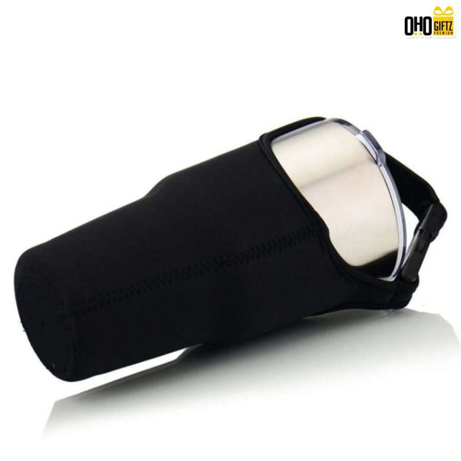 ถุงผ้าหิ้วแก้วเก็บความเย็น สำหรับFlexติดชื่อ มีให้เลือกมากถึง8สี 