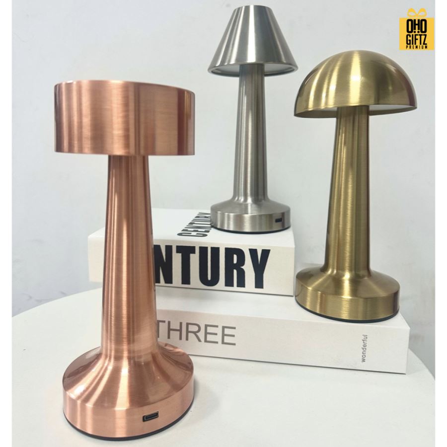 โคมไฟตั้งโต๊ะไร้สายปรับแสงแบบสัมผัส สกรีนโลโก้ ทำเป็นของพรีเมี่ยม ของที่ระลึกได้