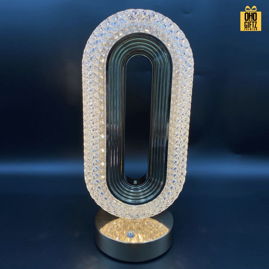 โคมไฟคริสตัลอะคริลิคหรูหรา สกรีนโลโก้ ทำเป็นของพรีเมี่ยม ของที่ระลึกได้