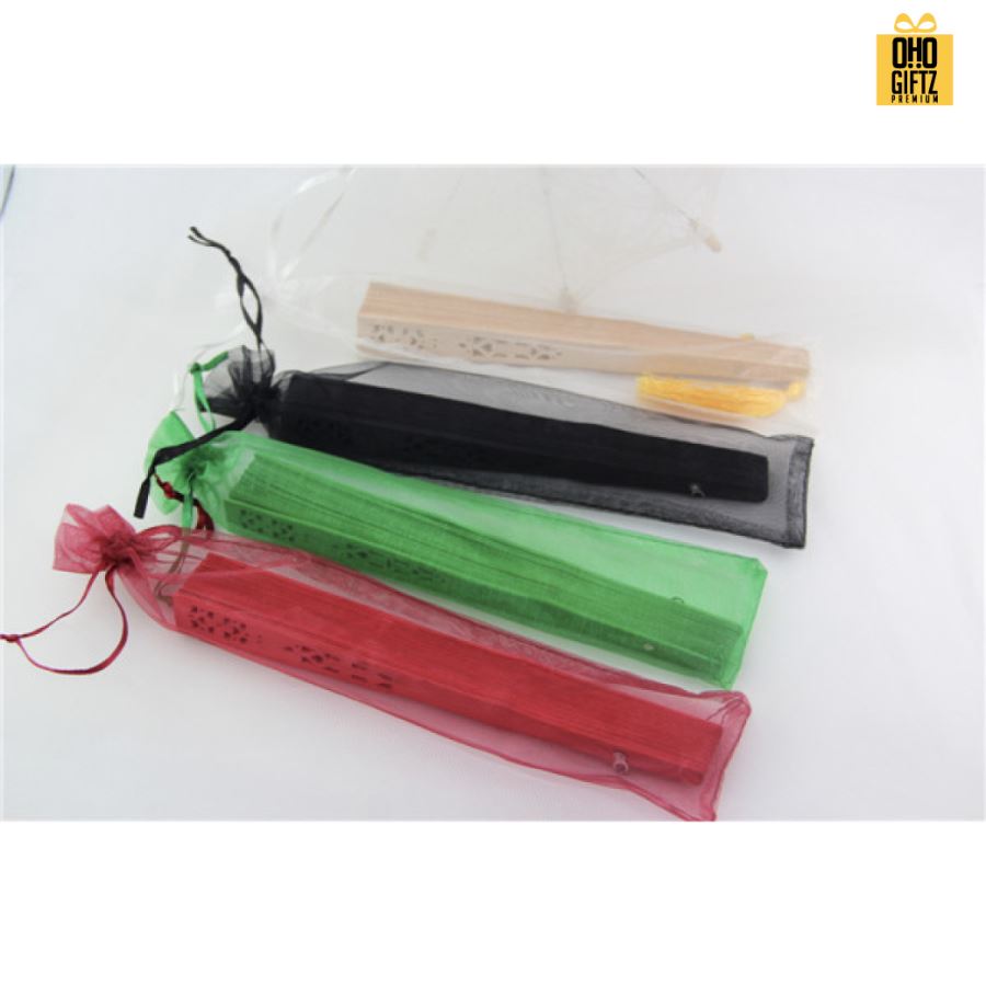 ถุงใส่พัดจีน ทำเป็นสินค้าพรีเมี่ยม ของชำร่วย ของที่ระลึกได้