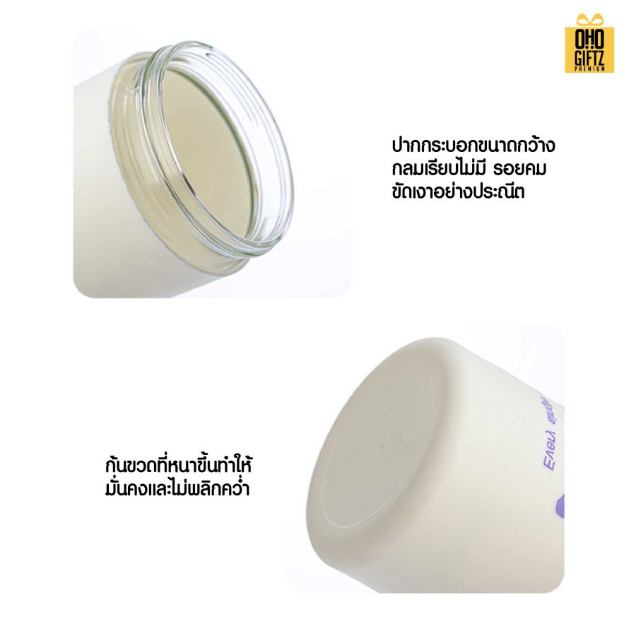 กระบอกน้ำพลาสติกมีหูจับมีที่วางมือถือ สกรีนโลโก้ ทำเป็นของพรีเมี่ยมได้