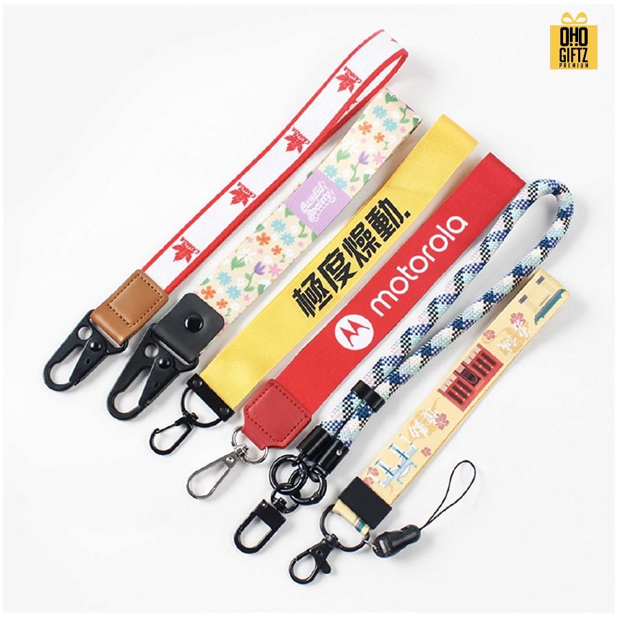 สายคล้องมือโทรศัพท์ พิมพ์ลายตามต้องการ สกรีนโลโก้ ทำของพรีเมี่ยมได้