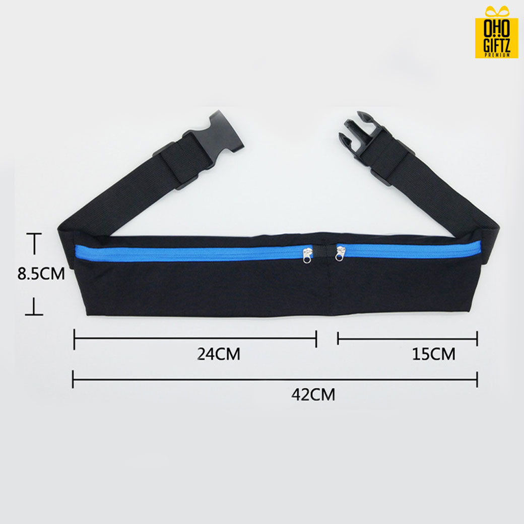 กระเป๋าคาดเอวกันน้ำ สกรีนชื่อ สกรีนโลโก้ได้