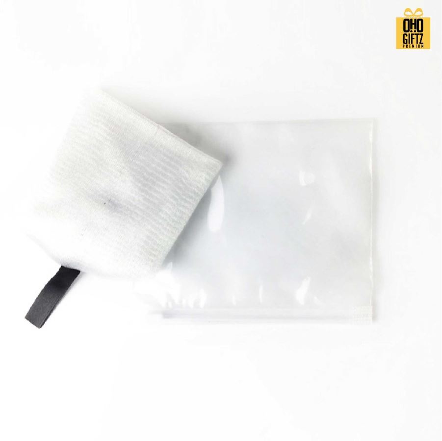 ถุงตาข่ายใส่สบู่พร้อมซอง สกรีนโลโก้ ทำเป็นของพรีเมี่ยมได้