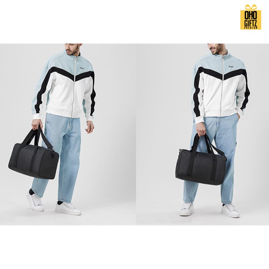 กระเป๋าใส่เสื้อผ้าเดินทาง สกรีนชื่อ สกรีนโลโก้ ทำเป็นของพรีเมี่ยมได้