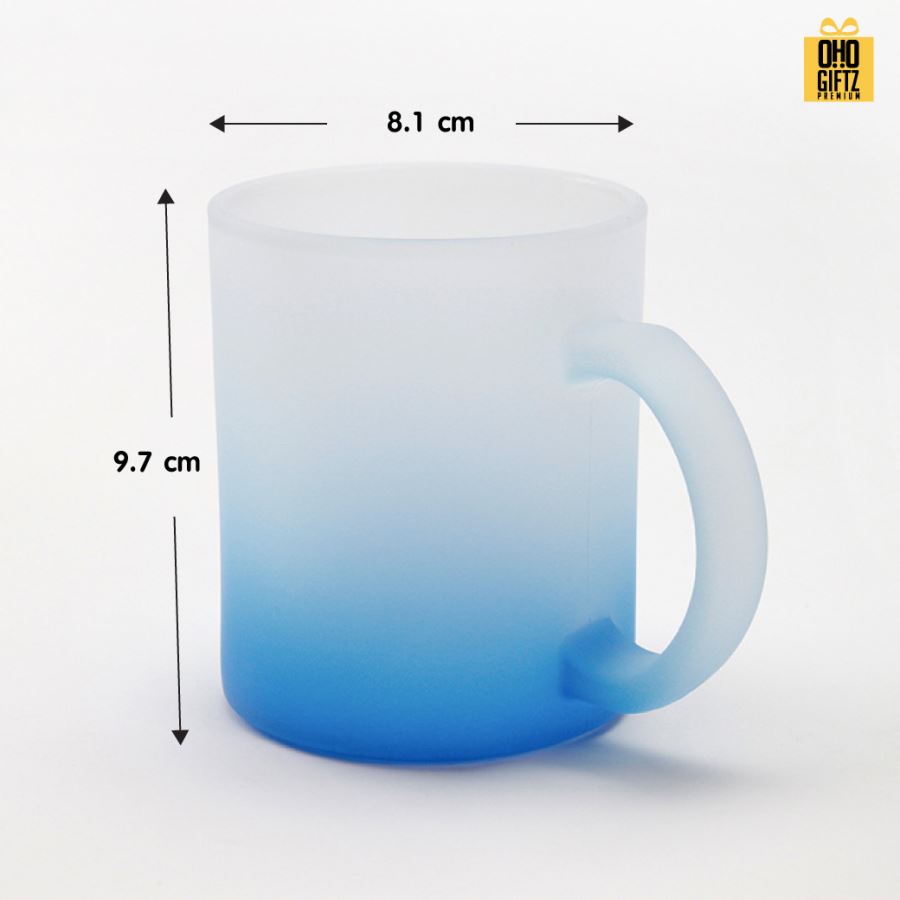 แก้วขุ่นสีสวย มีหู พิมพืไม่จำกัดสี สกรีนโลโก้  ทำเป็นของพรีเมี่ยมได้