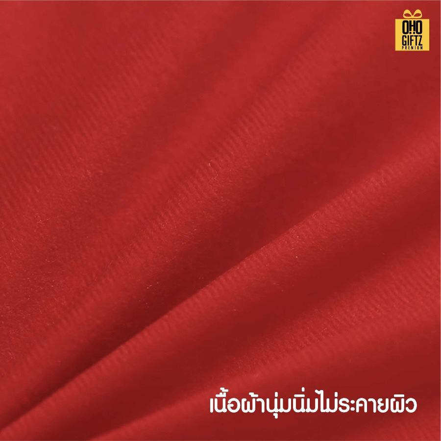 หมอนผ้าห่มปีมะเมีย สกรีนโลโก้ ทำเป็นของพรีเมี่ยมได้ 