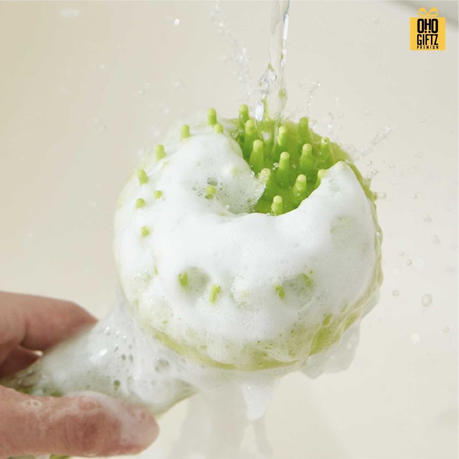 แปรงอาบน้ำสุนัข สัตว์เลี้ยง สกรีนโลโก้ ทำเป็นของพรีเมี่ยมได้