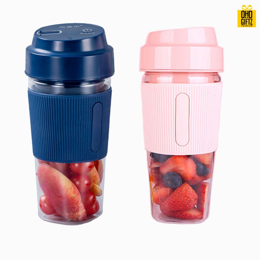 เครื่องปั่นผลไม้แบบพกพา สกรีนชื่อ สกรีนโลโก้ ทำเป็นของพรีเมี่ยมได้