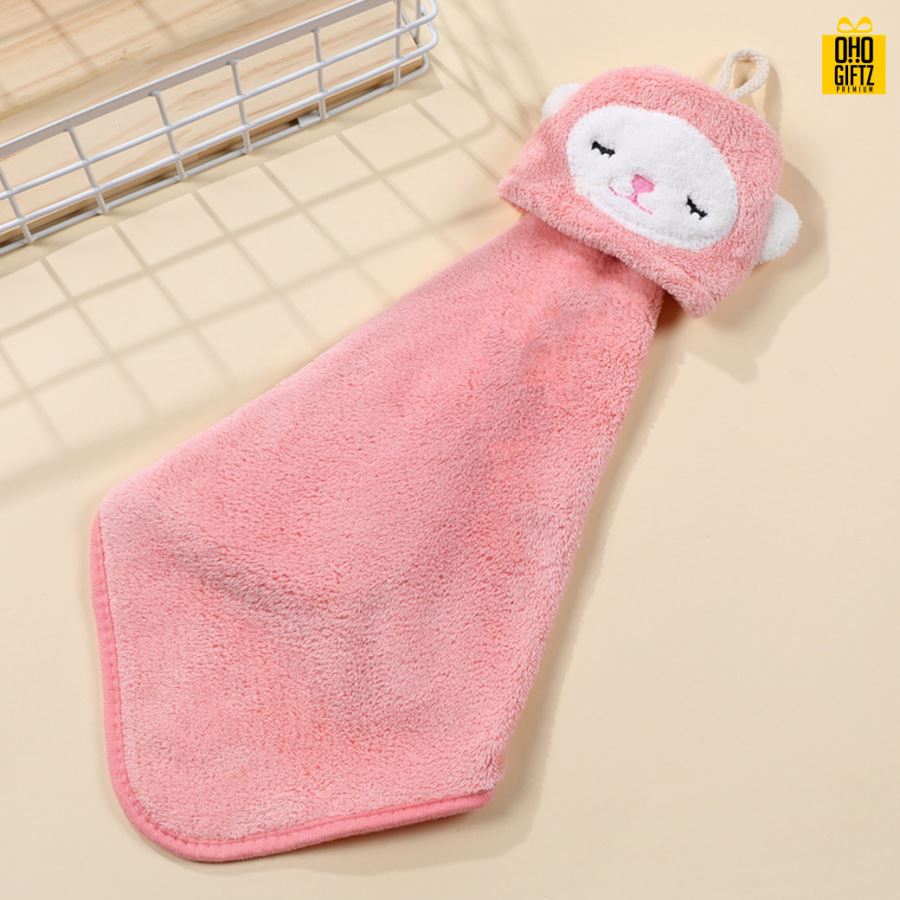 ผ้าเช็ดมือขนแกะหน้าสัตว์ ปักชื่อ, ติดลาเบล ทำเป็นของพรีเมี่ยมได้