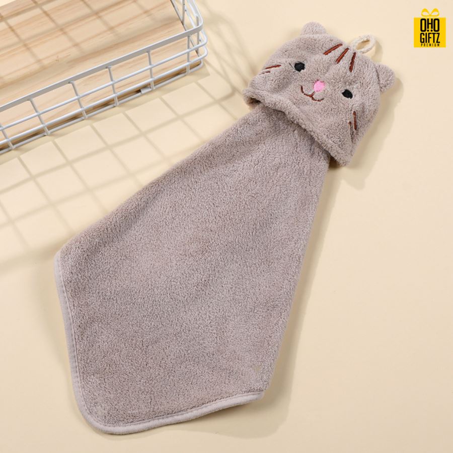 ผ้าเช็ดมือขนแกะหน้าสัตว์ ปักชื่อ, ติดลาเบล ทำเป็นของพรีเมี่ยมได้