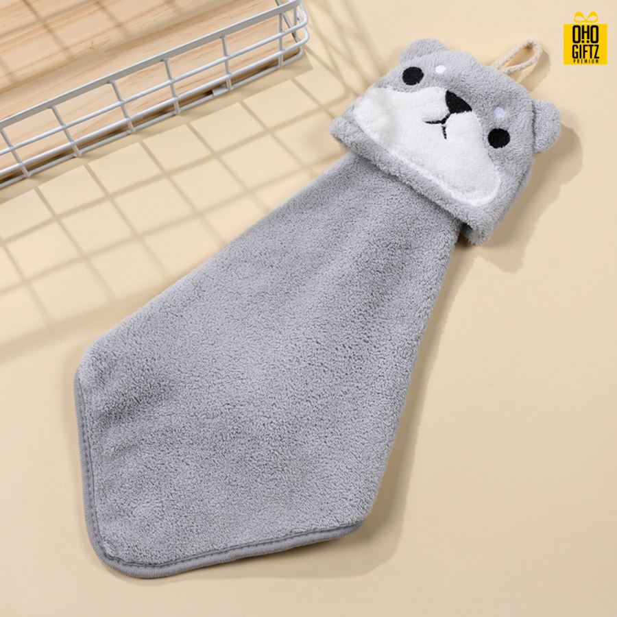 ผ้าเช็ดมือขนแกะหน้าสัตว์ ปักชื่อ, ติดลาเบล ทำเป็นของพรีเมี่ยมได้