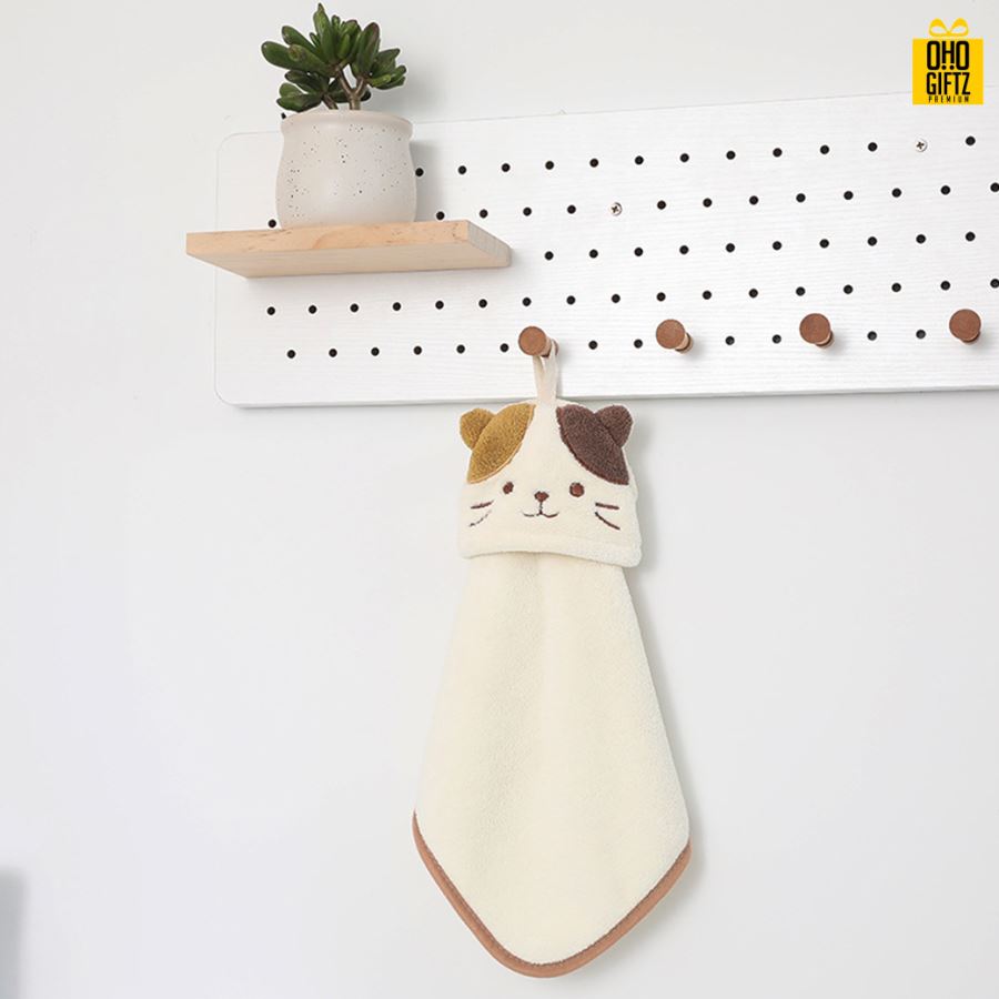 ผ้าเช็ดมือรูปสัตว์ต่างๆ ปักชื่อ, ติดลาเบล ทำเป็นของพรีเมี่ยมได้