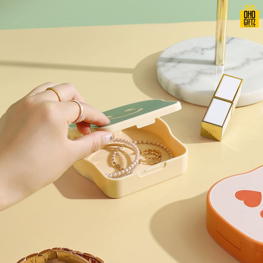 กล่องขนมปังใส่เครื่องประดับ สกรีนโลโก้ ทำเป็นของพรีเมี่ยม ของชำร่วยได้