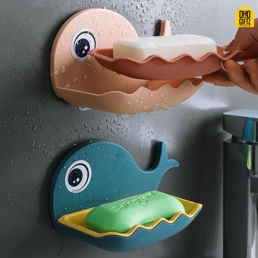 ที่วางสบู่ปลาวาฬ สกรีนโลโก้ ทำเป็นของพรีเมี่ยมได้