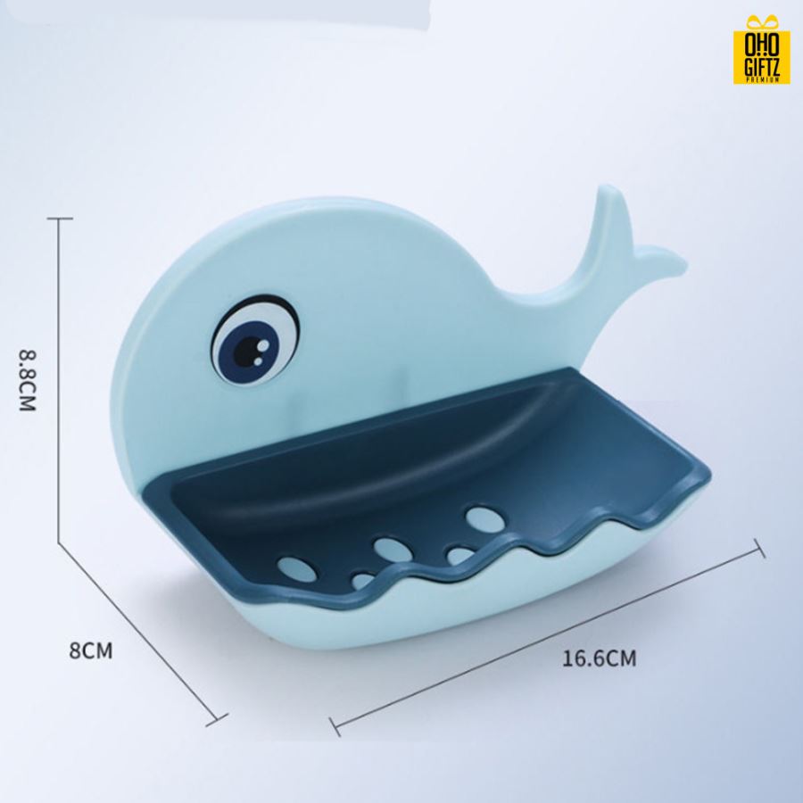 ที่วางสบู่ปลาวาฬ สกรีนโลโก้ ทำเป็นของพรีเมี่ยมได้