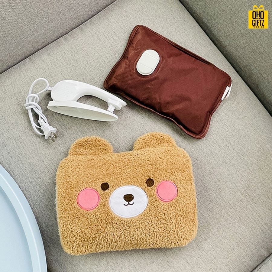 กระเป๋าน้ำร้อนไฟฟ้า สกรีนโลโก้  ทำเป็นของพรีเมี่ยม