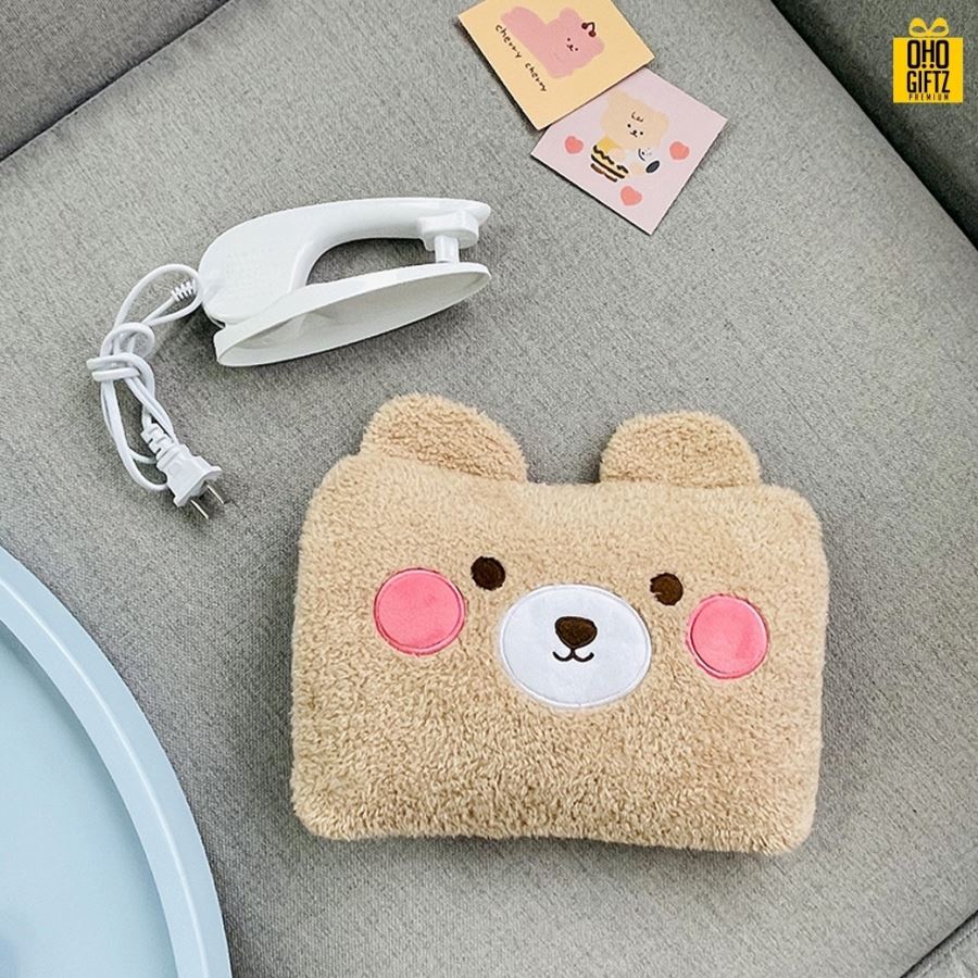 กระเป๋าน้ำร้อนไฟฟ้า สกรีนโลโก้  ทำเป็นของพรีเมี่ยม