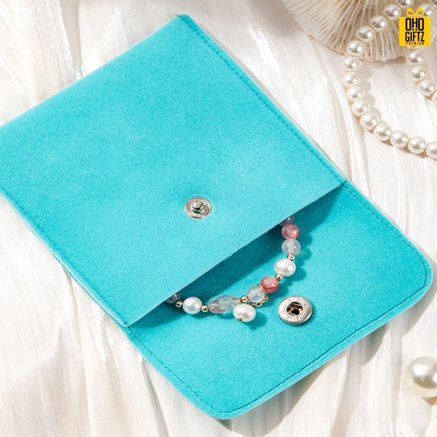 กระเป๋าผ้าสักกะหลาดเก็บเครื่องประดับ สกรีนโลโก้ ทำเป็นของพรีเมี่ยม ของชำร่วยได้