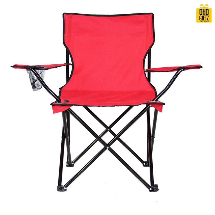 เก้าอี้แคมป์ปิ้งพับเก็บได้ สกรีนชื่อ สกรีนโลโก้ ทำเป็นของพรีเมี่ยมได้