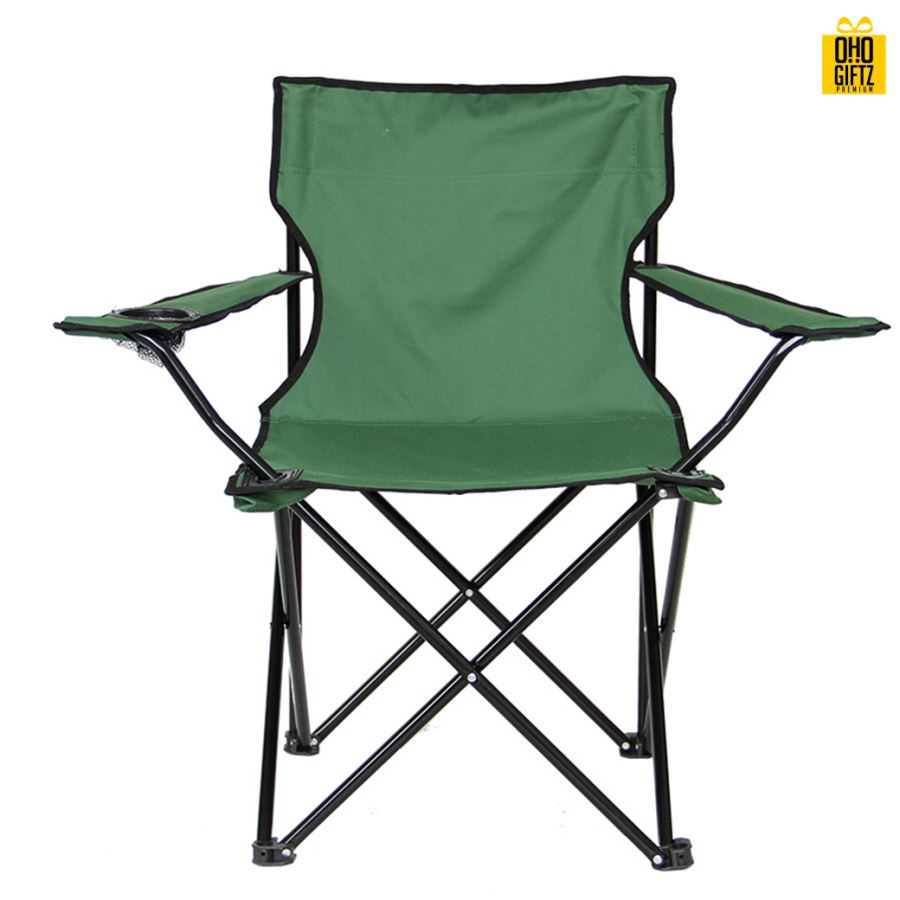 เก้าอี้แคมป์ปิ้งพับเก็บได้ สกรีนชื่อ สกรีนโลโก้ ทำเป็นของพรีเมี่ยมได้
