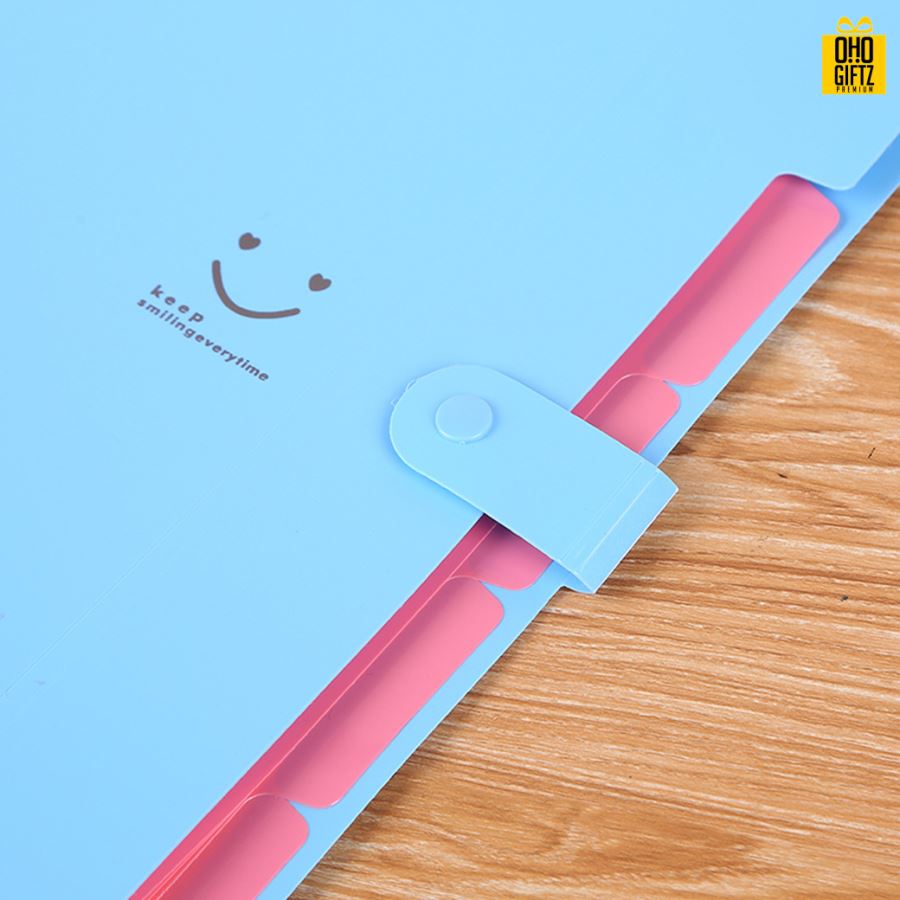 กระเป๋าแฟ้ม5ช่อง ขนาดA4 สกรีนโลโก้ ทำเป็นของพรีเมี่ยม ของชำร่วยได้