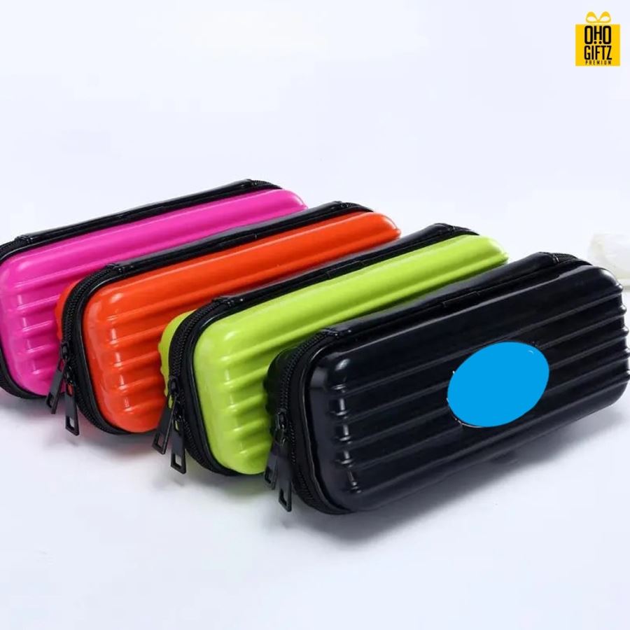 กล่องใส่เครื่องเขียนพลาสติก สกรีนโลโก้ ทำเป็นของพรีเมี่ยม ของชำร่วย