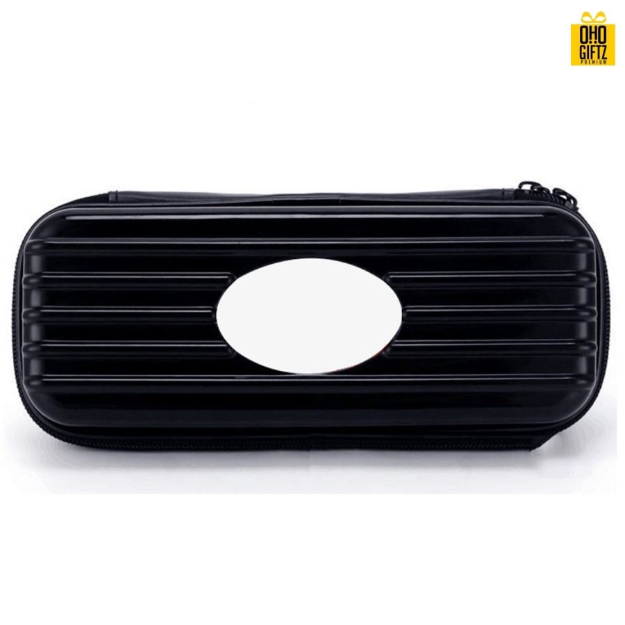 กล่องใส่เครื่องเขียนพลาสติก สกรีนโลโก้ ทำเป็นของพรีเมี่ยม ของชำร่วย