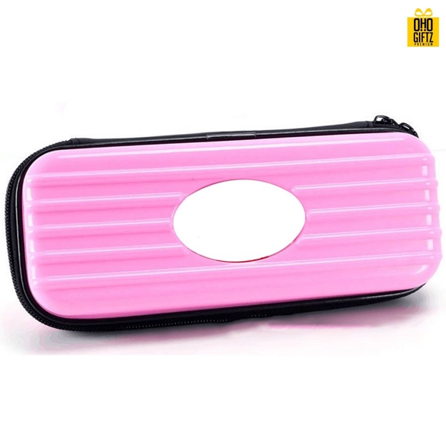 กล่องใส่เครื่องเขียนพลาสติก สกรีนโลโก้ ทำเป็นของพรีเมี่ยม ของชำร่วย