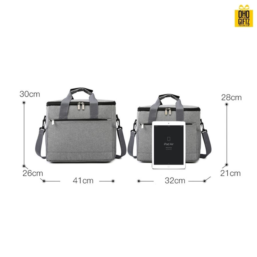 กระเป๋าปิคนิคเก็บอุณหภูมิ สกรีนโลโก้  ทำเป็นของพรีเมี่ยม