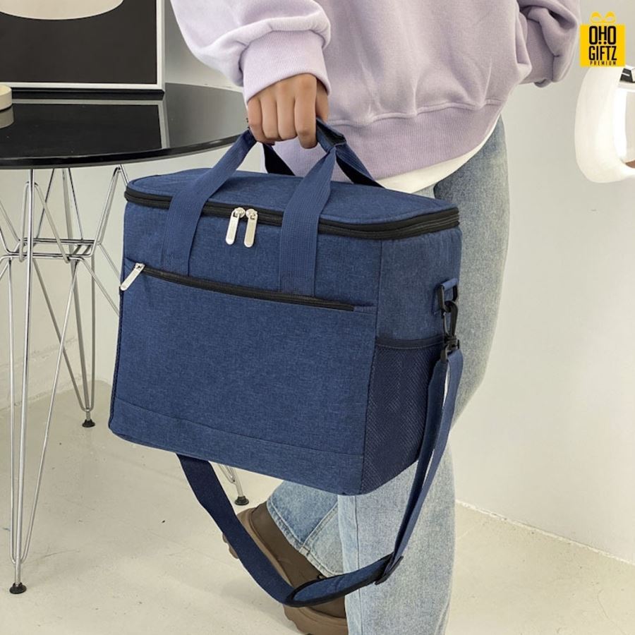 กระเป๋าปิคนิคเก็บอุณหภูมิ สกรีนโลโก้  ทำเป็นของพรีเมี่ยม