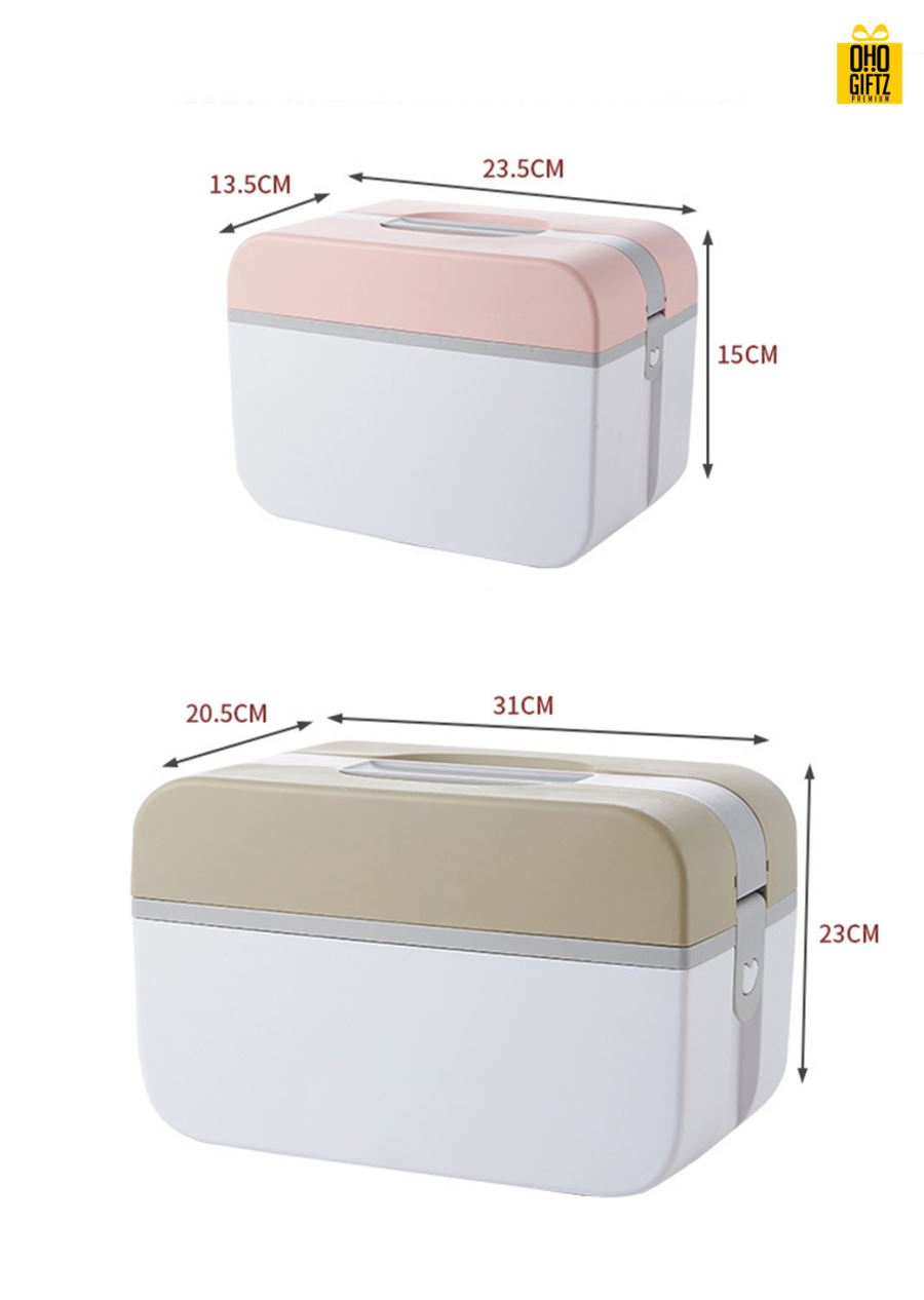 กล่องใส่ยาสามัญประจำบ้าน สกรีนชื่อ สกรีนโลโก้ ทำเป็นของพรีเมี่ยมได้ 